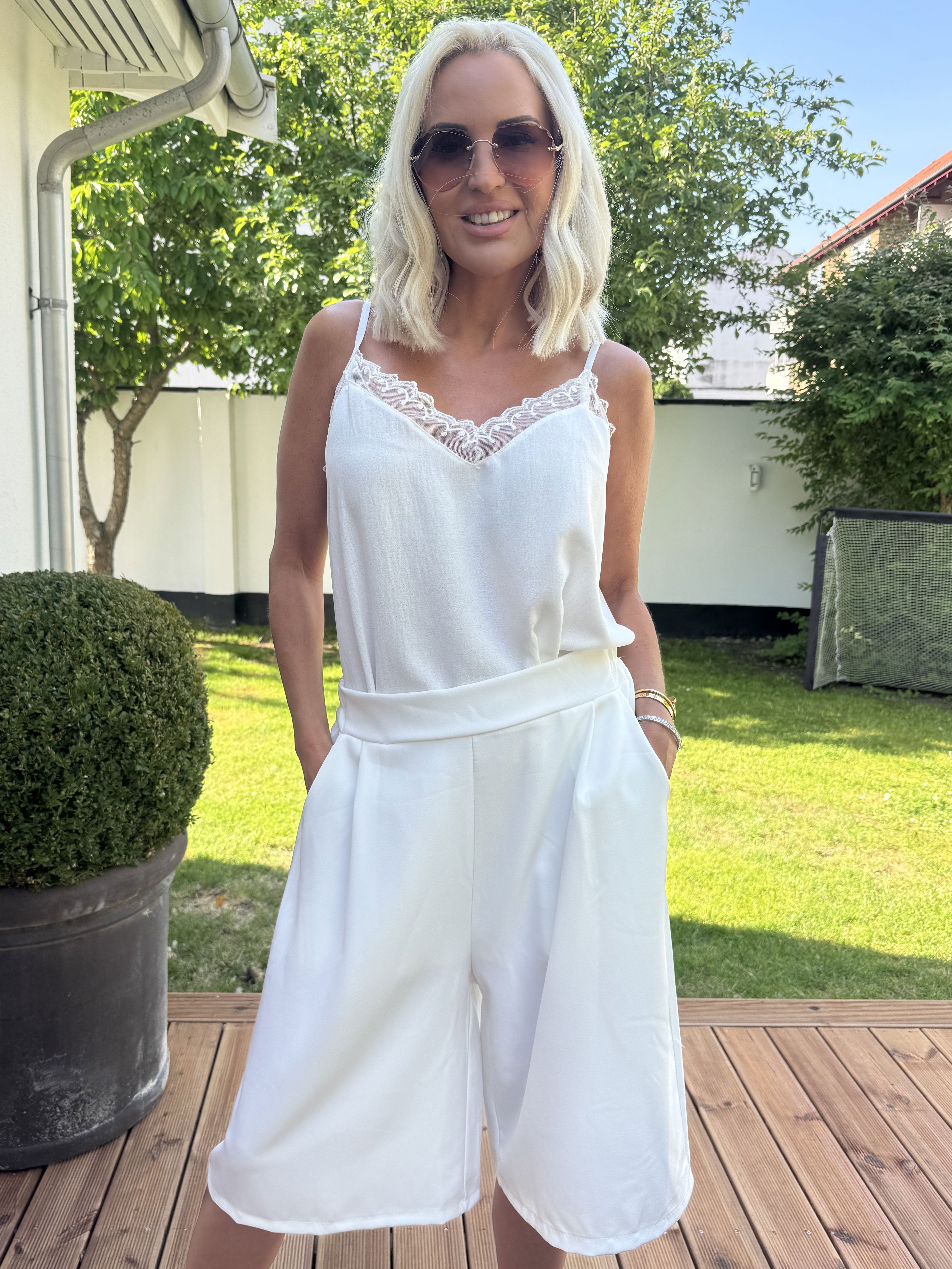 Bursia - Långa shorts i lös passform